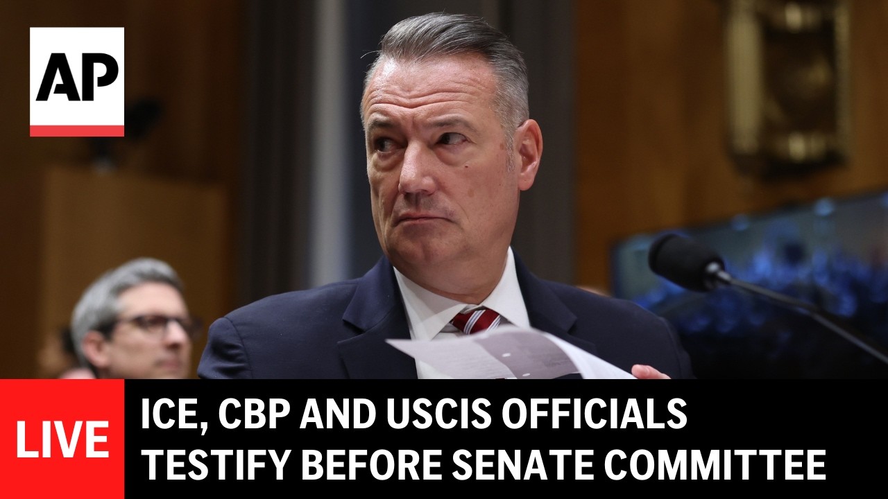 LIVE: ICE, CBP and USCIS officials testify before Senate Committee