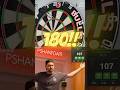 180!! 🎯🚨 #180 #dart #darts #shorts #dartscommunity #dartsaddict #3dart #dartswm