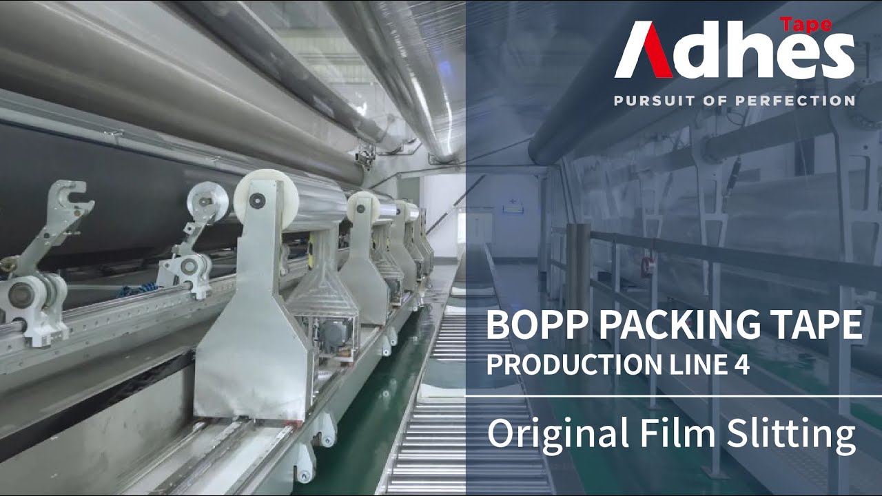 Adhes Production Line - BOPP Packing Tape (4/8) | Original Film Slitting