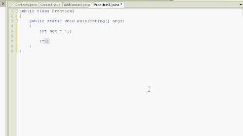 Java Lessons 3 - if Statements / Conditions pt. 1 of 2