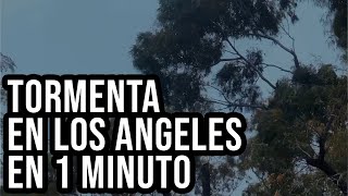 💯 TORMENTA EN LOS ANGELES CALIFORNIA, ESTADOS UNIDOS ⛆⛆⛆