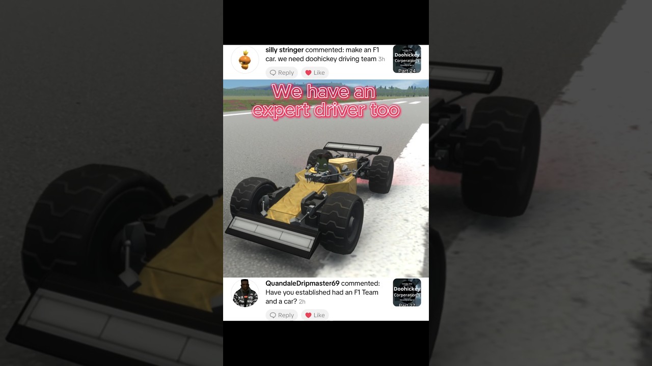 Doohickey F1 car #kerbalspaceprogram #ksp #engineering #fyp