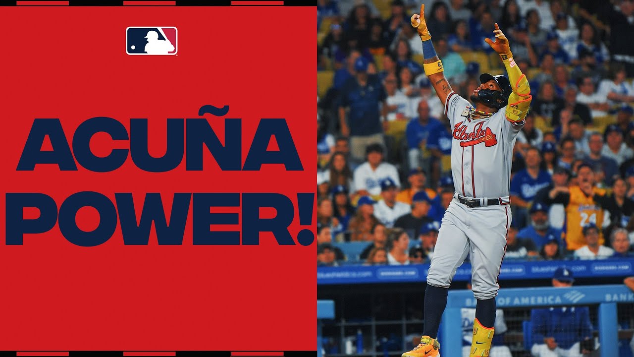 Ronald Acuña Jr. is UNBELIEVABLE! The Braves star hits another homer in key matchup with Dodgers!