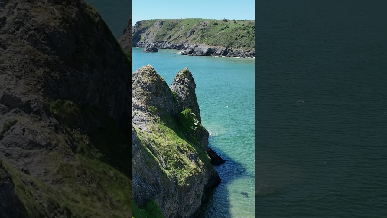A Moment of Calm at Three Cliffs Bay, Gower Peninsula 