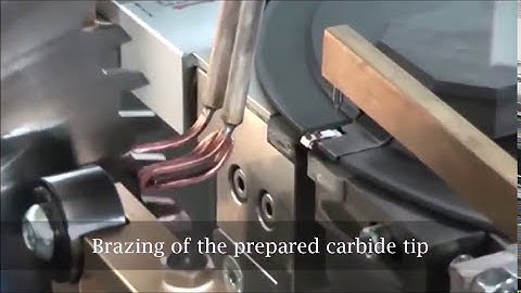 Máy hàn lưỡi cưa tự động của Đức - Lưỡi cưa Sunmore