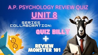 AP Psychology Trivia Challenge: Unit 8 Multiple Choice Questions | Test Prep Series (Part 8 of 9)