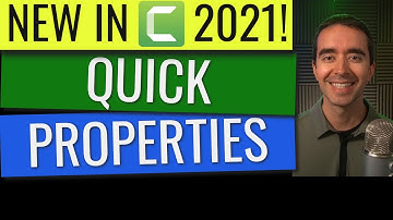 Quick Properties in Camtasia 2021
