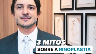 3 mitos sobre a rinoplastia! 👃✨