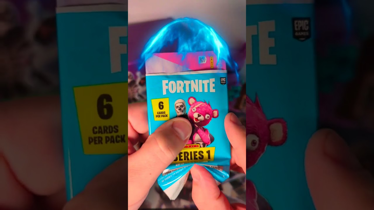 Fortnite panini trading cards! Pack Rip!! Series 1 "Pump shotgun!!!" 