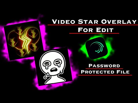 Video Star ⭐ Overlay For Edit || Alightmotion Overlay For Edit || New Video Star Overlay