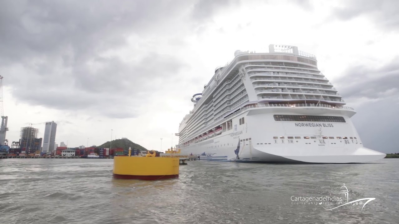 Uno de los cruceros más grandes del mundo arribó a Cartagena