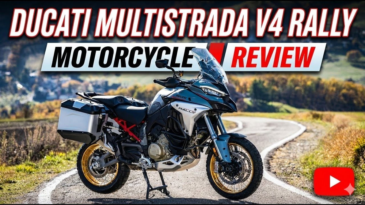 Ducati Multistrada V4 Rally 2026 года — флагманский мотоцикл для дальних путешествий и приключений.