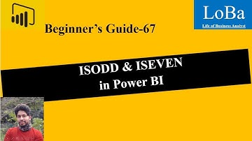 Power BI ISODD & ISEVEN function