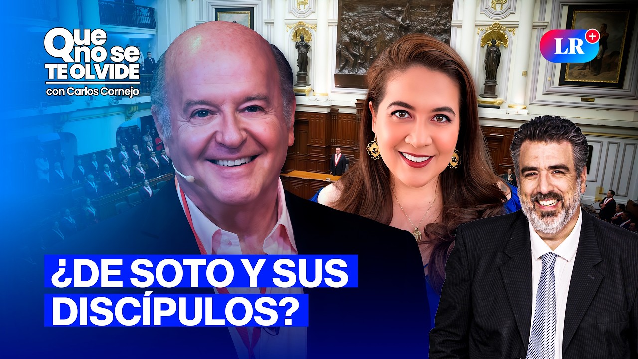 JURAMENTACIÓN DE MINISTROS: HERNANDO DE SOTO Y ROSA MARÍA CIFUENTES EN VIVO | QUE NO SE TE OLVIDE
