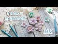 5 разных цветов при помощи одного ножа / Мастер класс / How to create paper flowers | eng sub