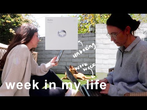 work week vlog! | *getting an oura ring, reading, and 9-5 work*
