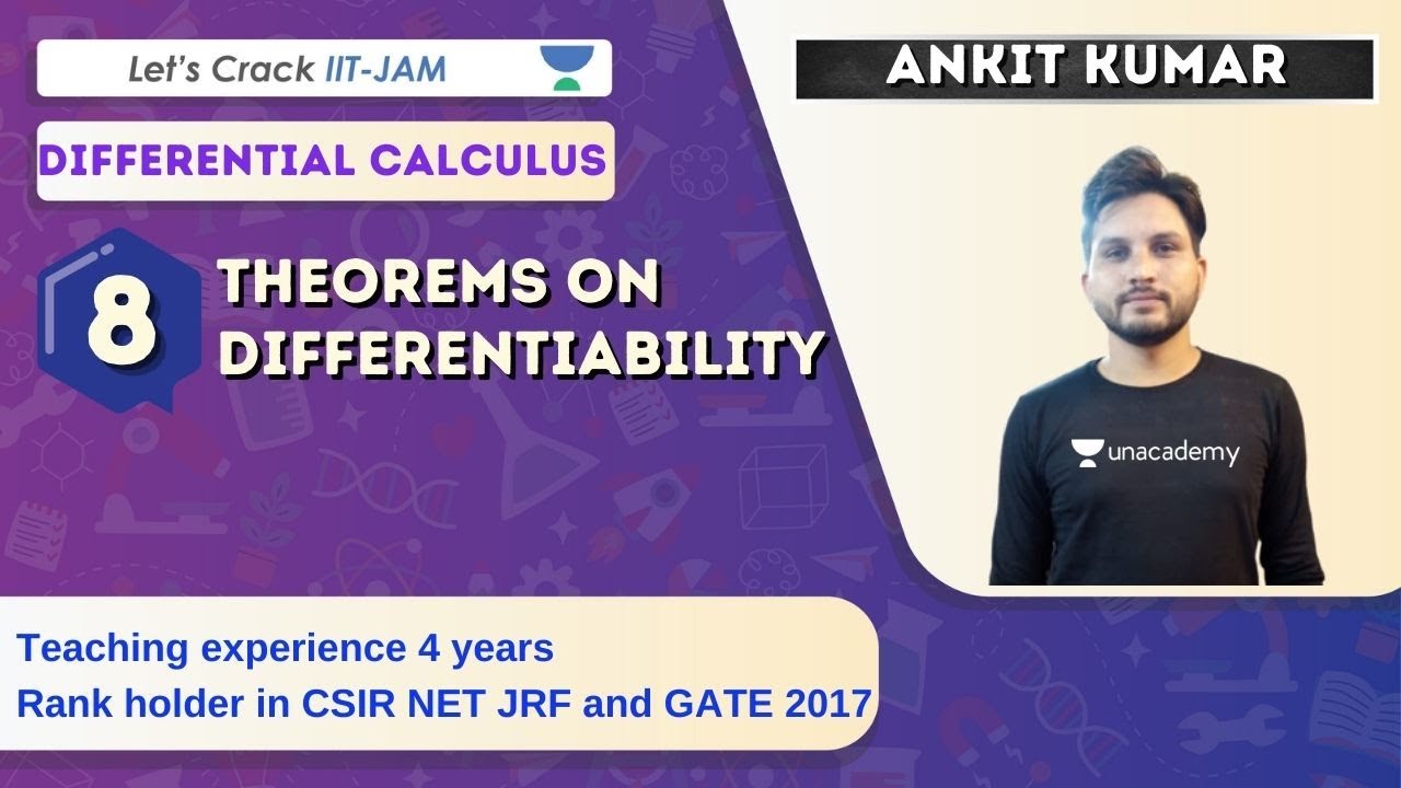Theorems on differentiability differential calculus target iit jam