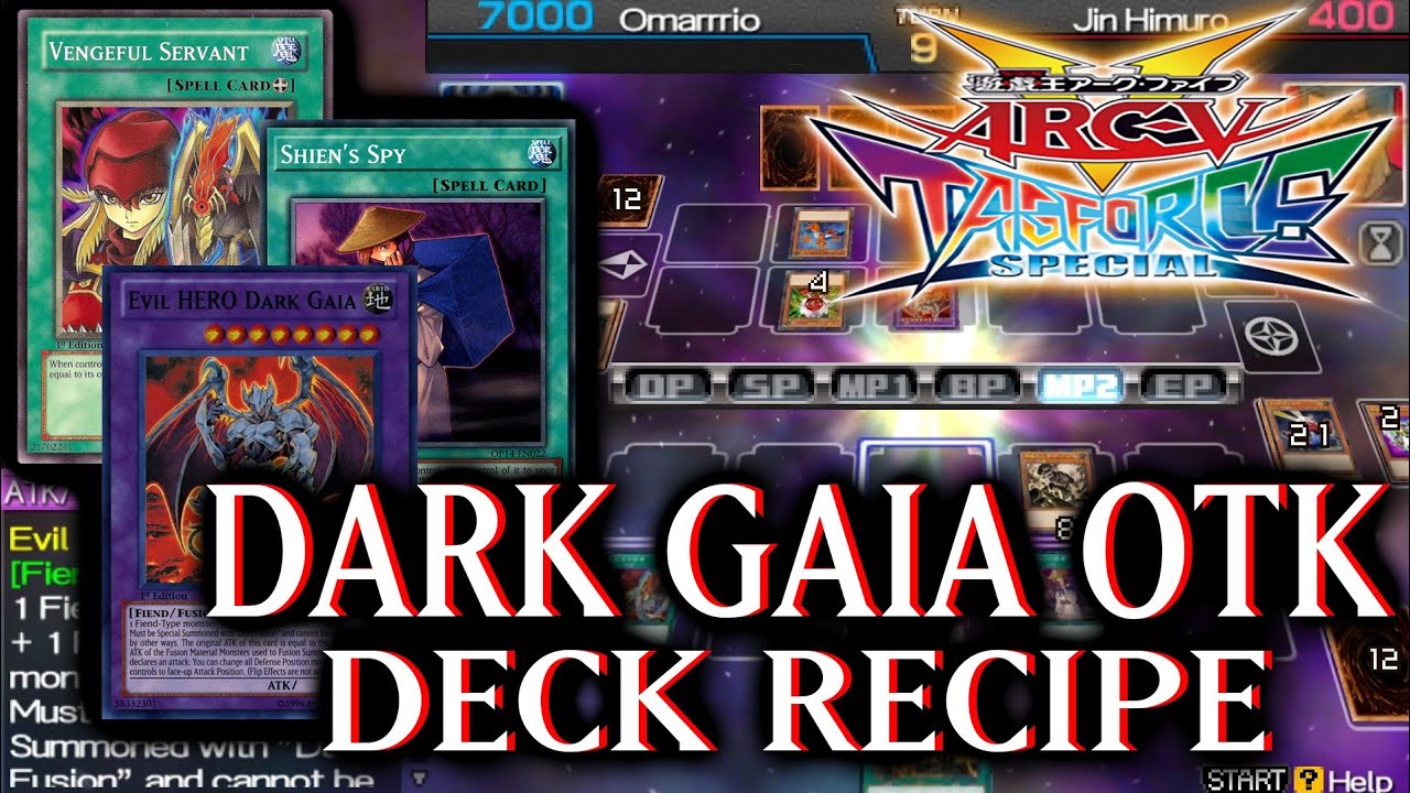 Evil Hero Dark Gaia OTK Deck   Yu Gi Oh Arc V Tag Force Special  24