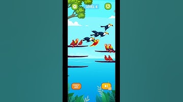 Bird Sort Puzzle Level 4 Gameplay Android IOS