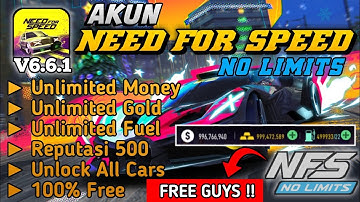 Gratisss‼️Akun Game Need For Speed No Limits, Unlimited Money Terbaru 2023 || @zorroofficial