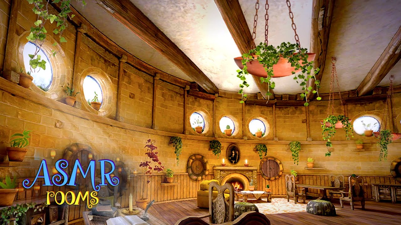 Harry Potter Inspired Asmr Hufflepuff Common Room Hogwarts Ambience 1 Hour Hd Cinemagraphs Youtube