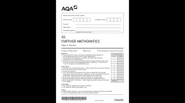 2024 AQA As Further MathemATIcs Paper 2 7366 2d Discrete
