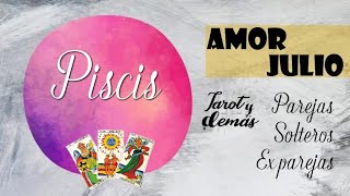 PISCIS 💙♓. Expresaréis todo aquello que guardáis en vuestro interior. TAROT AMOR JULIO.