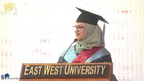 24th Convocation🎓🎓🎓  2025, East West University,  Dhaka,  Bangladesh