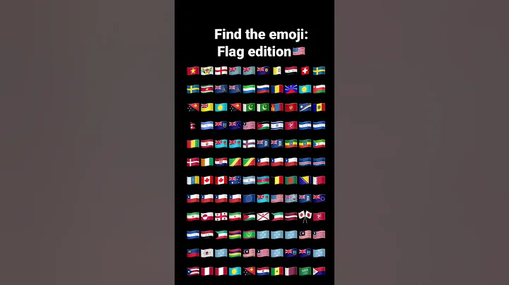 Guess the emoji flag edition