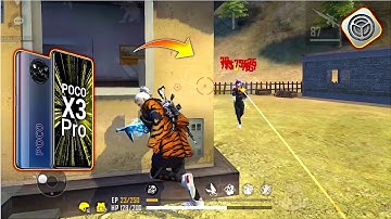 99% Headshot 👽(Free Fire Highlights) Poco X3 Pro📲 My Dpi+Custom Hud ❤️ Default dpi !!!