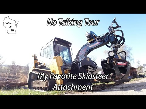 Best Logging Skidsteer Attachment - Wallenstein LXG 430RP Tour - This is my favorite attachment!