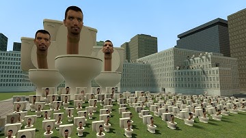 Trying To Escape The Skibidi Toilet Horde in Gmod !!!