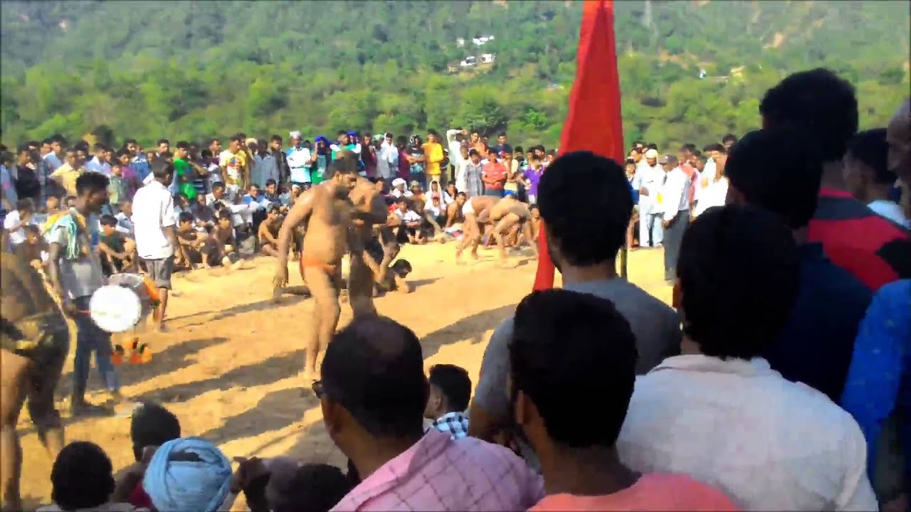 Jaamnilaat Shinjh (Kusti) Mela. Wrestling Event Coverage Dunera (28 June 2015)