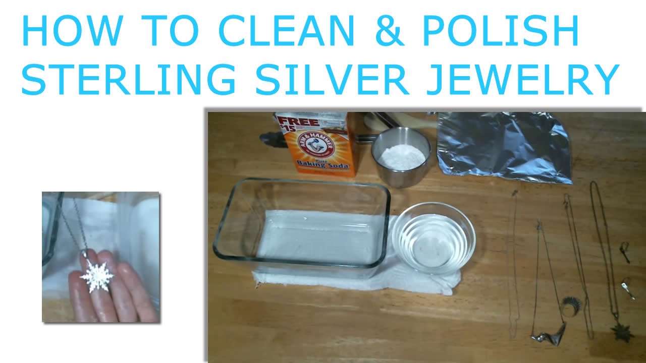 How To Clean And Polish Sterling Silver Jewelry Do It Yourself Youtube