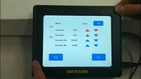 Dickson FH535 Touchscreen Graphing Logger