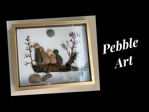 Pebble Art Tutorial || Art Pebble || Pebble famille