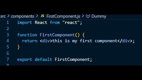 react component