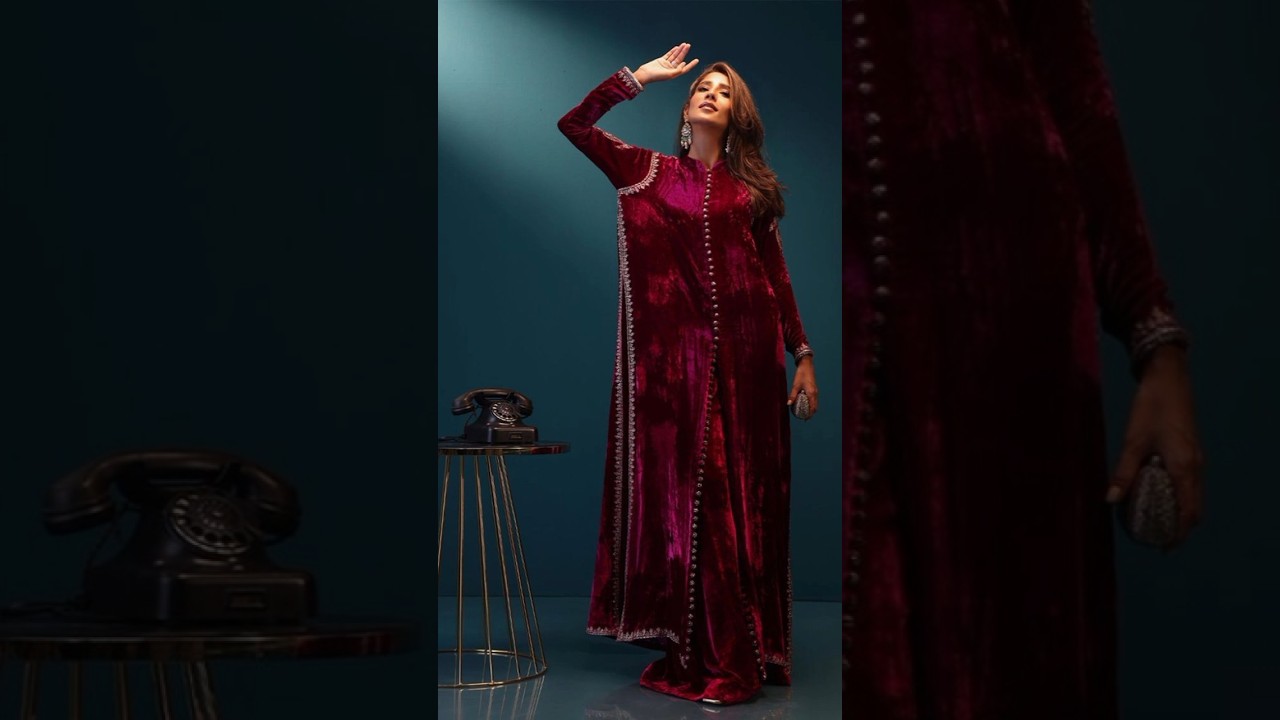 Velvet dress designs 2025