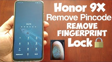 Honor 9X Remove Forgotten Password| Remove Fingerprint Lock & Get Back Into The Phone