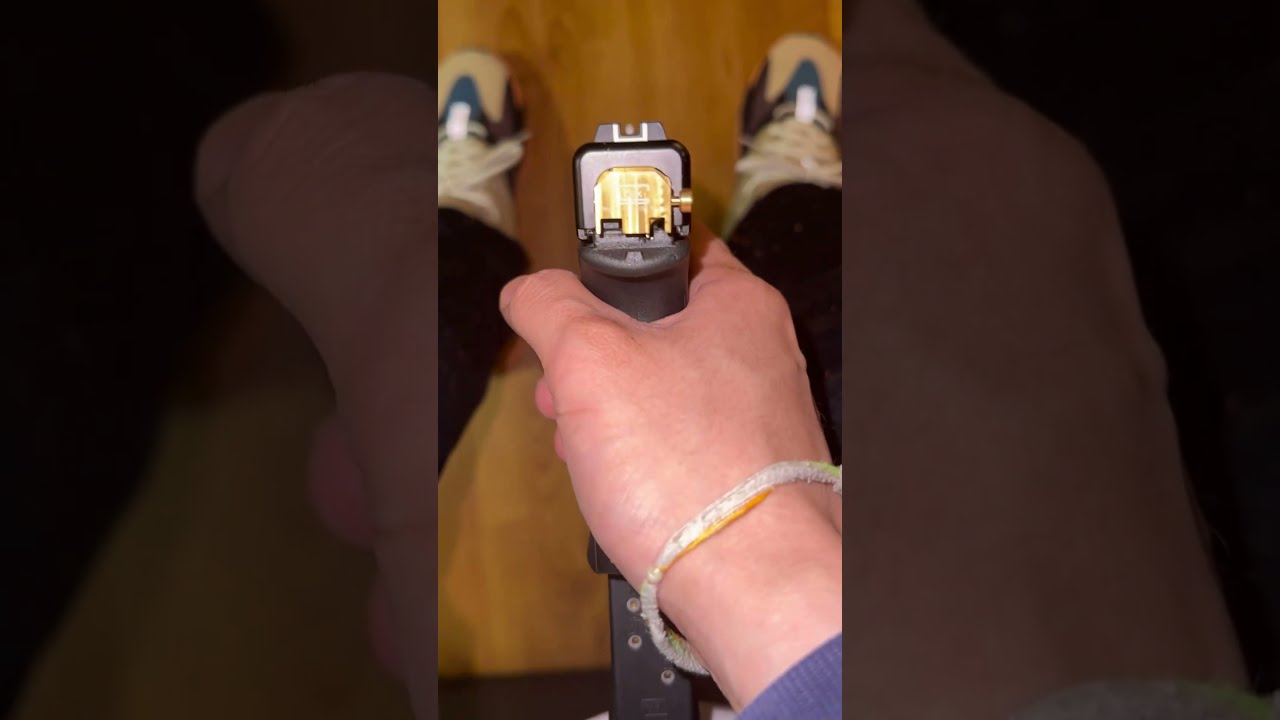 Glock 23 Gen 5 W Gold Button Gun Shooting Safetyfirst