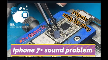 iphone7plus audio ic fix and make jumpers | iphone7 plus sound problem solve