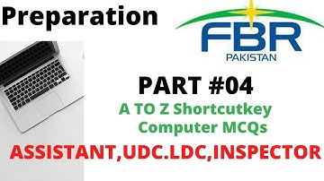 ctrl A to Z shortcut keys| CTRL Shortcut Keys of Computer| computer MCQS for UDC, LDC, CLERK