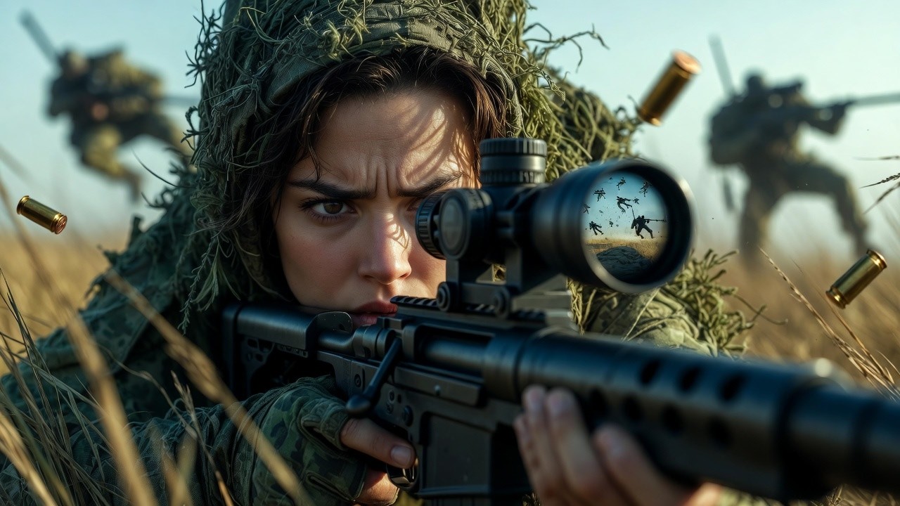 SEAL-Team flüsterte Gefahr – sie schaltete 7 feindliche Scharfschützen aus, bevor diese es merkten.