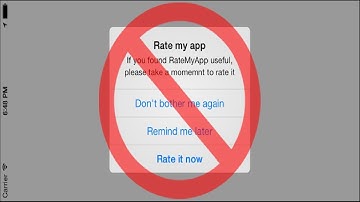 How to Stop iPhone and iPad Apps From Asking for Ratings
