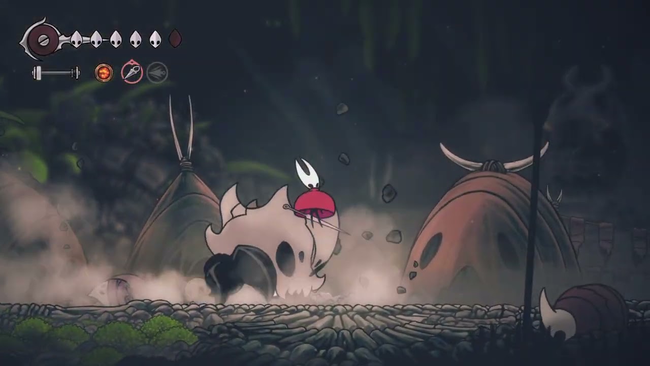 Hollow Knight: Silksong Skull Tyrant Surprise Attack fight