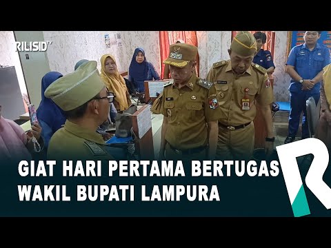 Giat Hari Pertama Bertugas Wakil Bupati Lampura