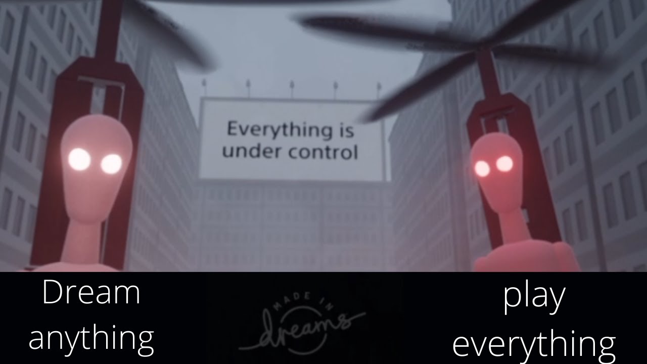 Alien or arcade game !  Dreams community-made creative game on PS4