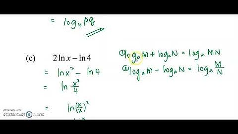 Tutorial 1.3 Logarithms (Q4)