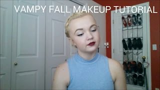 Vampy Fall Makeup Talk Through Tutorial
