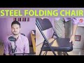 Steel Folding Chair - MBTC Portable Foldable Chairs | Unboxing & Review By SANEETS